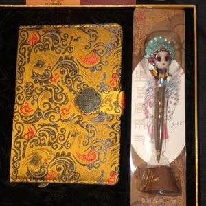 Yun Brocade Of China Boxed Journal/ Notebook & Pen